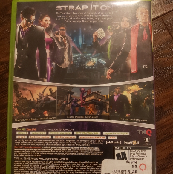Saints Row The Third for Xbox 360 - Picture 2 of 3
